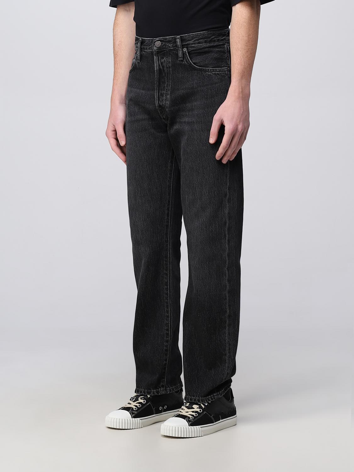 ACNE STUDIOS JEANS: Jeans Acne Studios in denim, Nero - Img 4