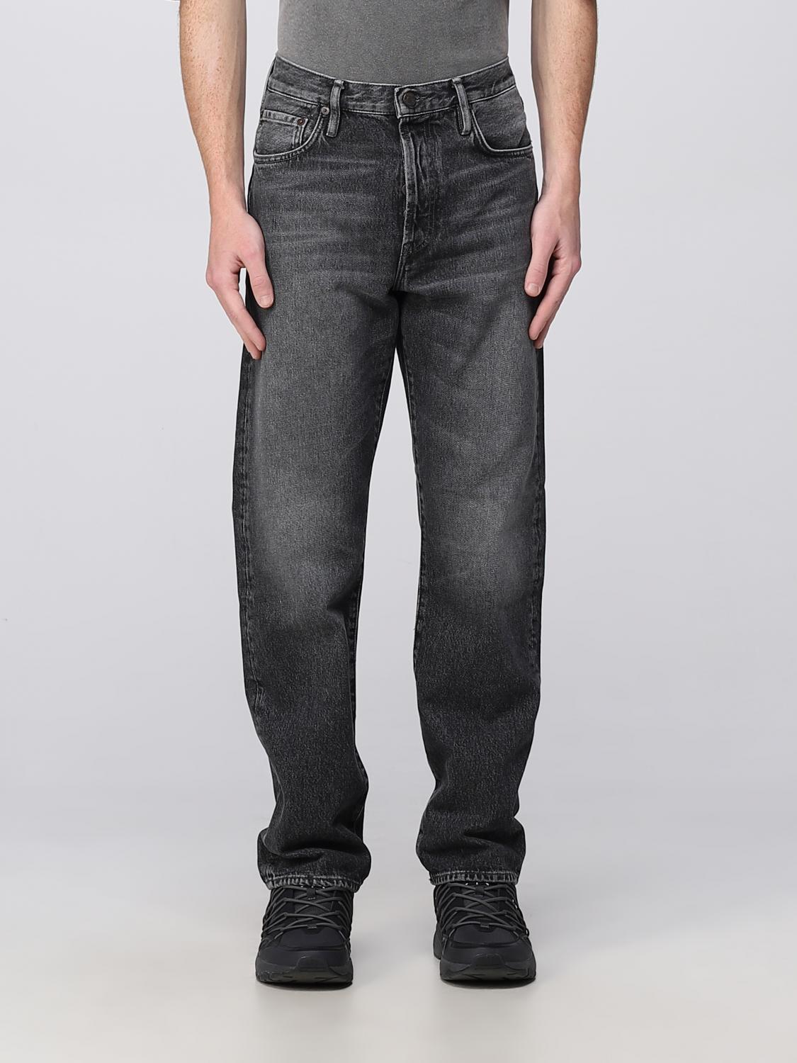 ACNE STUDIOS JEANS: Jeans Acne Studios in denim, Nero - Img 1