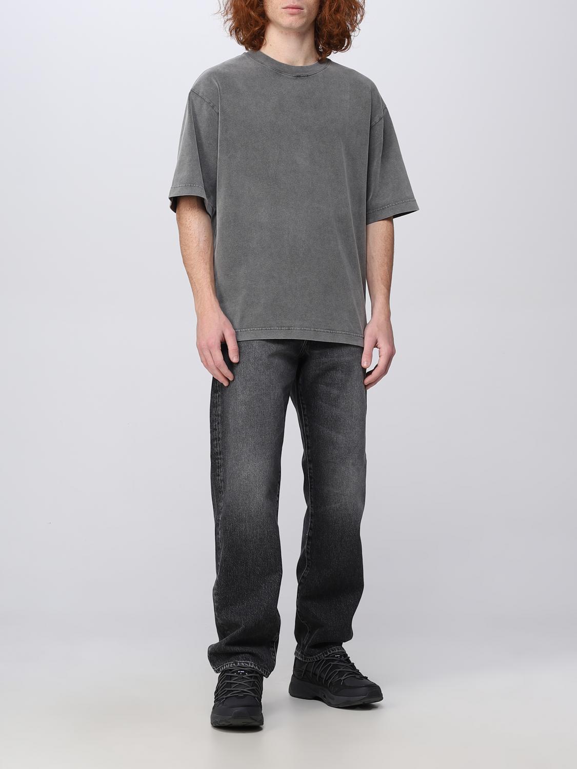 ACNE STUDIOS JEANS: Jeans Acne Studios in denim, Nero - Img 2