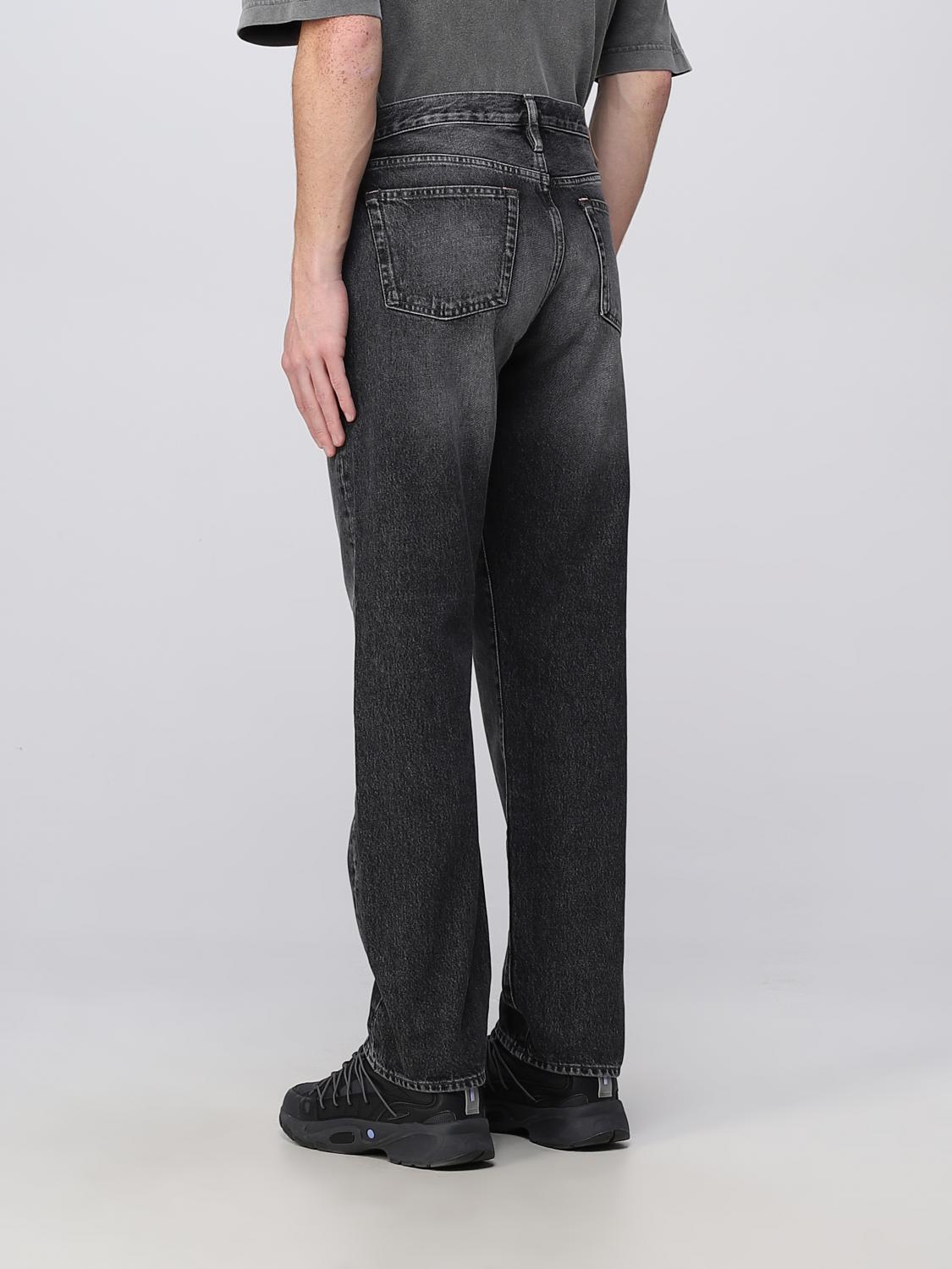 ACNE STUDIOS JEANS: Jeans Acne Studios in denim, Nero - Img 3