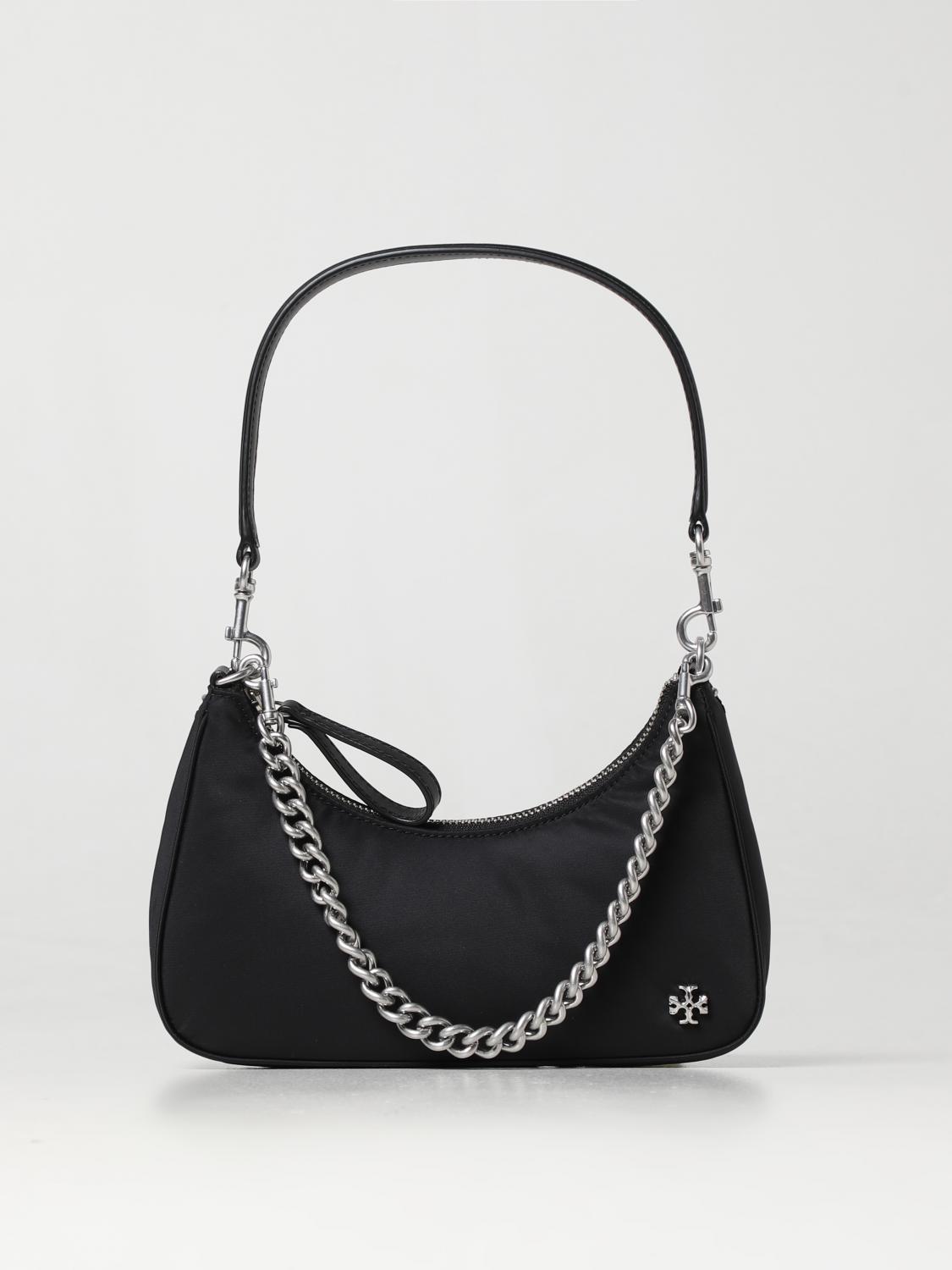 Tory Burch Mercer bag in nylon - Black | 88885 | GIGLIO.COM