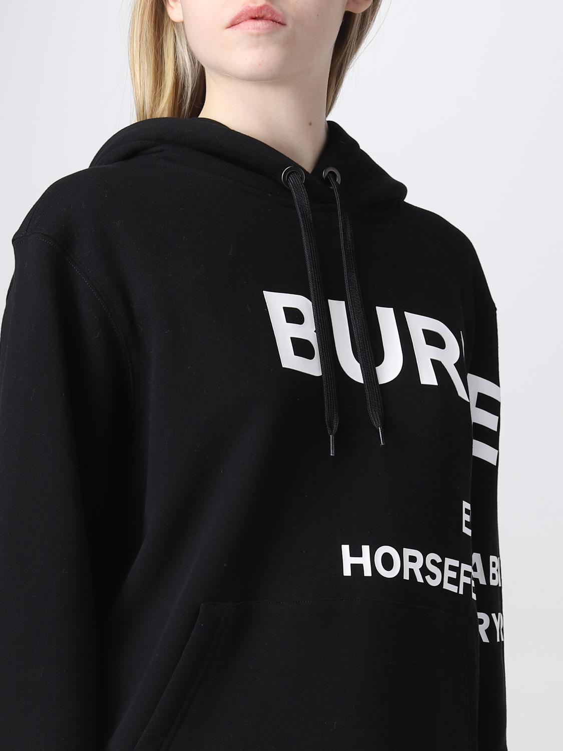 BURBERRY SWEATSHIRT: Sweatshirt damen Burberry, Schwarz - Img 5