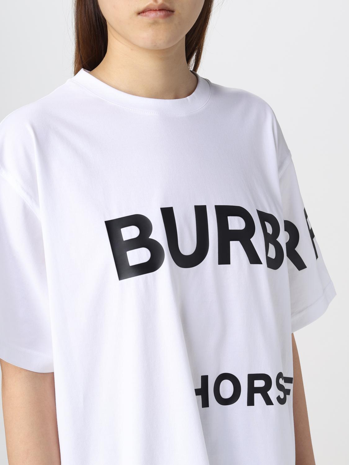 Burberry Horseferry t-shirt in cotton - White | 8048748 | GIGLIO.COM