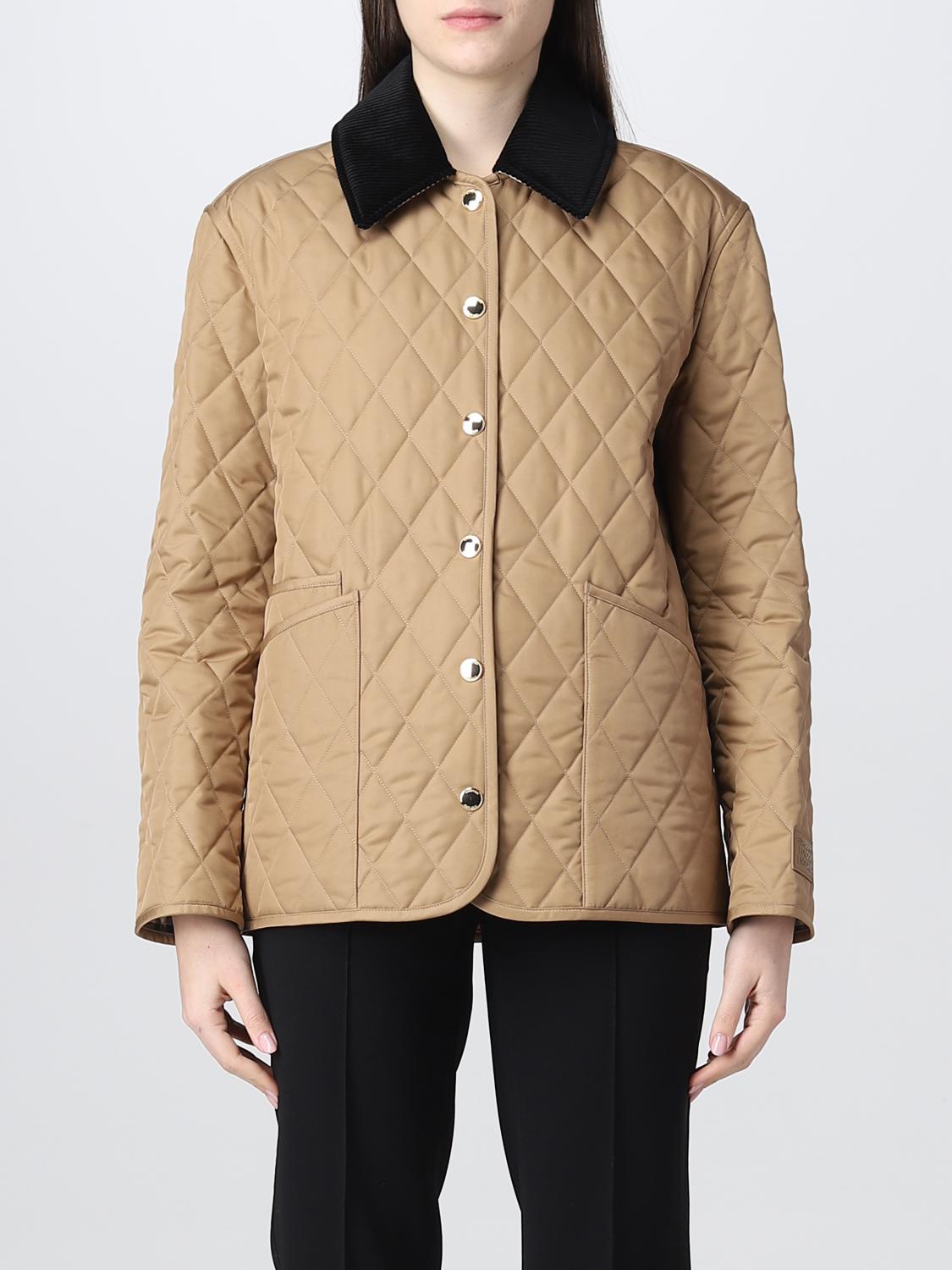 ジャケット BURBERRY Women Outer 8065108 A1420 CAMEL Brown BURBERRY: Jacket woman - Camel | Burberry jacket 8065108