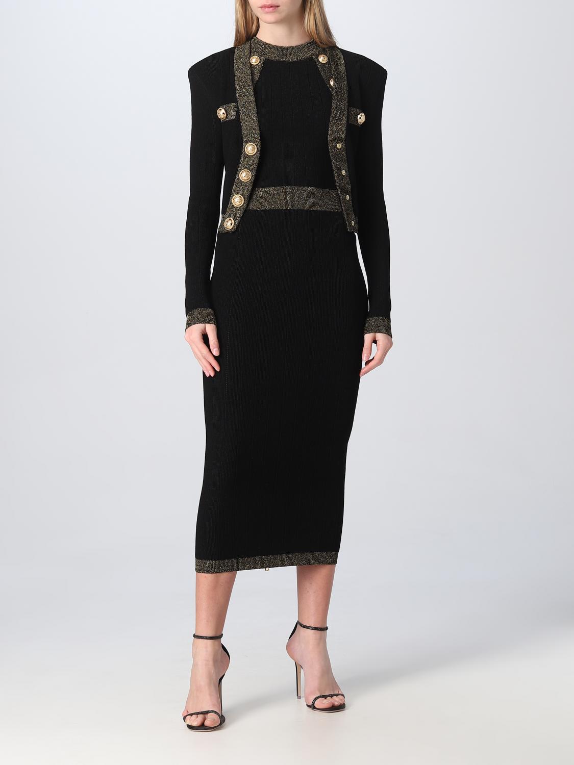 BALMAIN PULLOVER: Pullover damen Balmain, Schwarz - Img 2