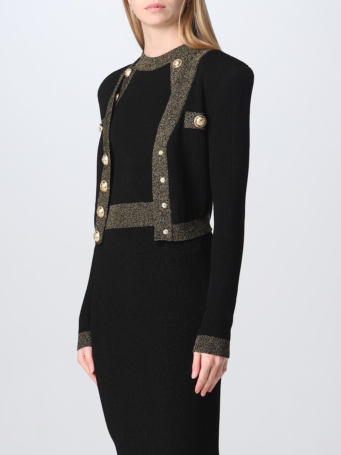 BALMAIN PULLOVER: Pullover damen Balmain, Schwarz - Img 4