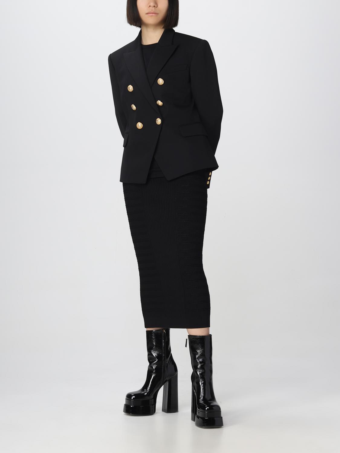 BALMAIN AMERICANA: Chaqueta mujer Balmain, Negro - Img 2