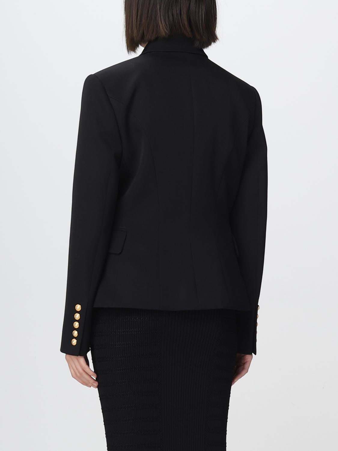 BALMAIN AMERICANA: Chaqueta mujer Balmain, Negro - Img 3