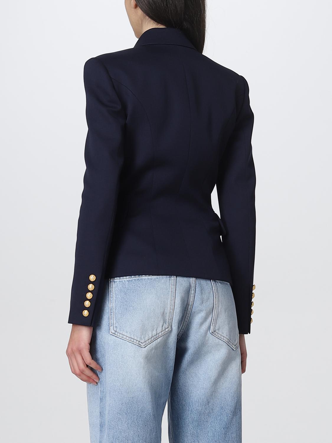 BALMAIN BLAZER: Balmain wool blazer, Marine - Img 3