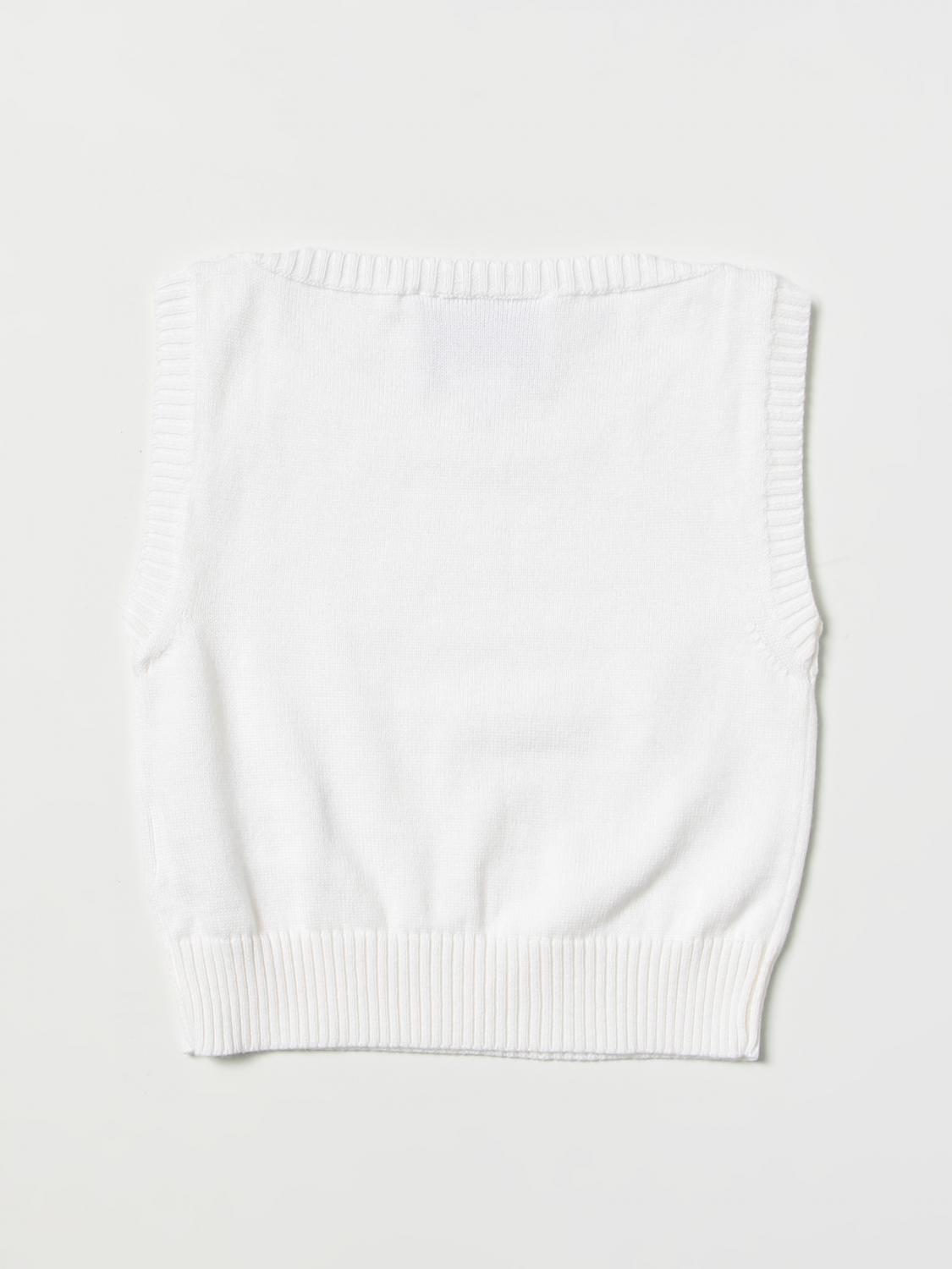 SIMONETTA VESTCOAT: Vestcoat kids Simonetta, White - Img 2