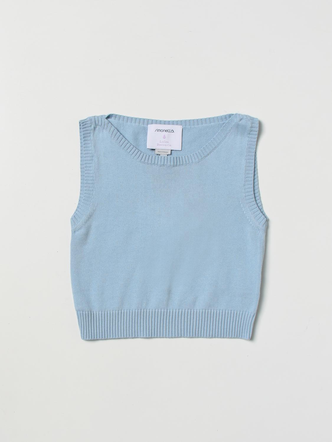 SIMONETTA WESTE: Gilet kinder Simonetta, Blau - Img 1