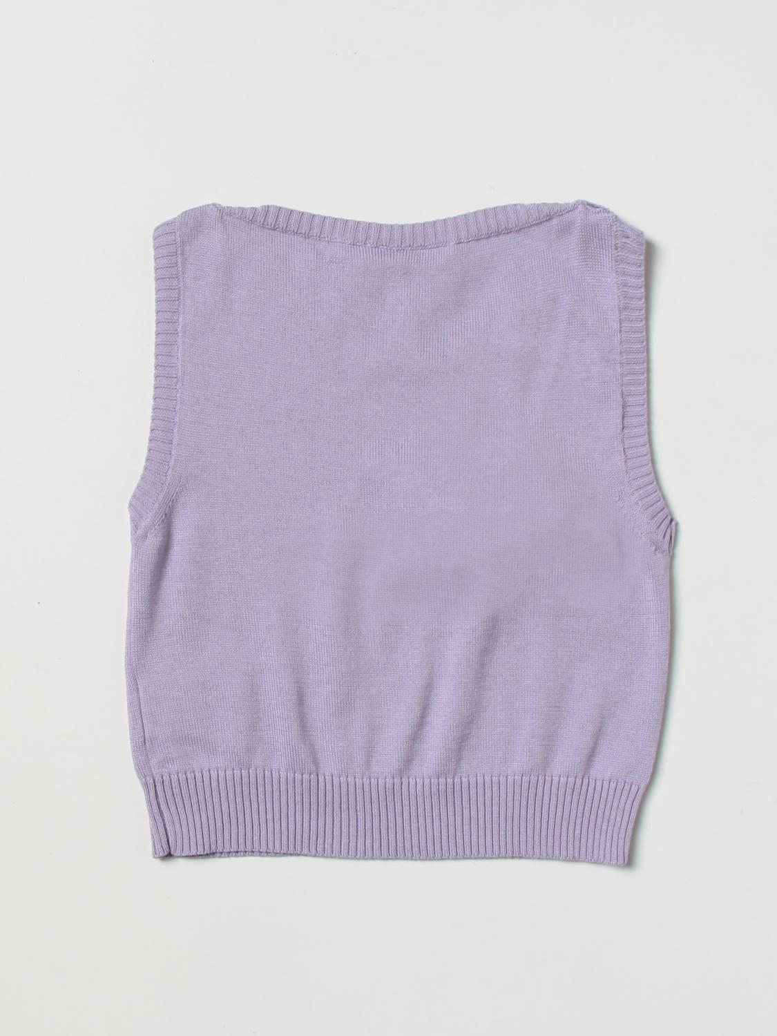 SIMONETTA CHALECO: Chaleco niños Simonetta, Lila - Img 2