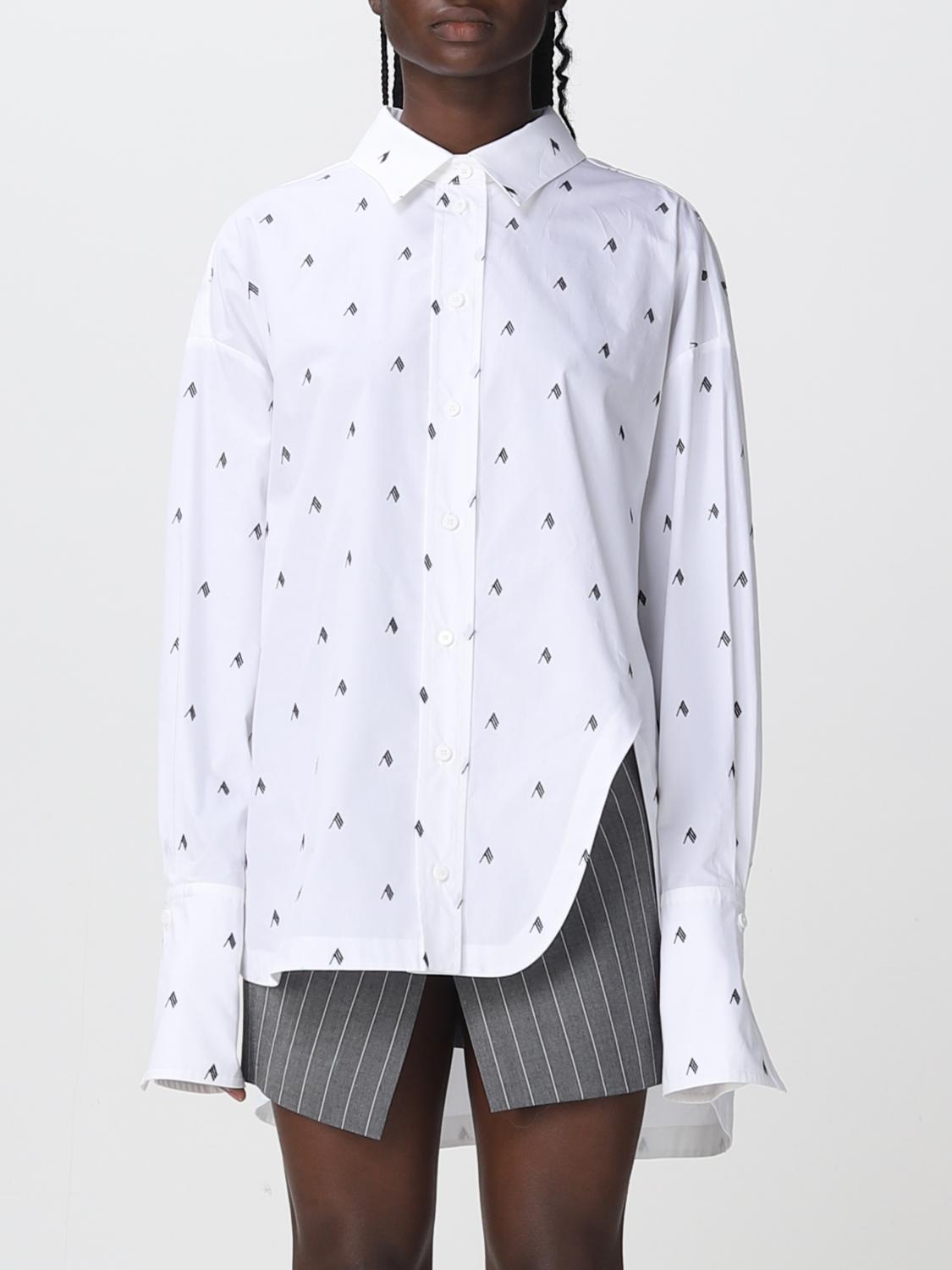 THE ATTICO CAMISA: Falda mujer The Attico, Blanco - Img 1