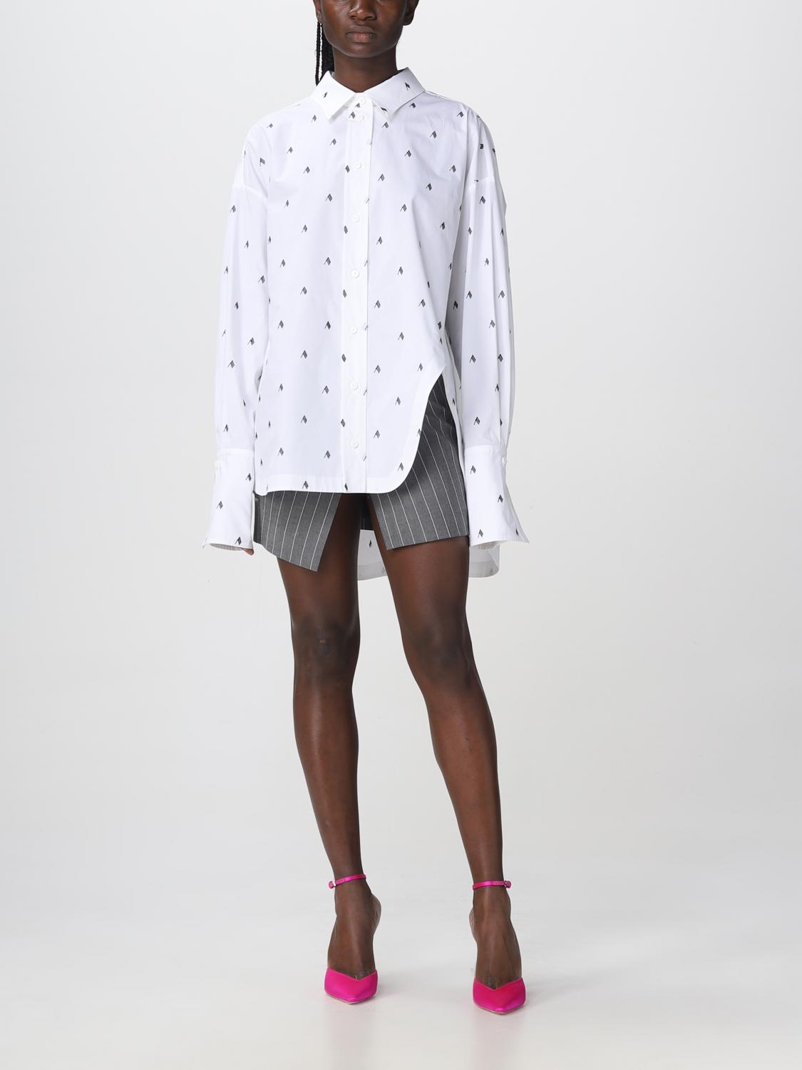 THE ATTICO CAMISA: Falda mujer The Attico, Blanco - Img 2