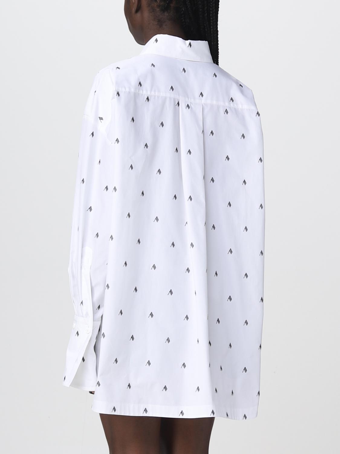 THE ATTICO CAMISA: Falda mujer The Attico, Blanco - Img 3