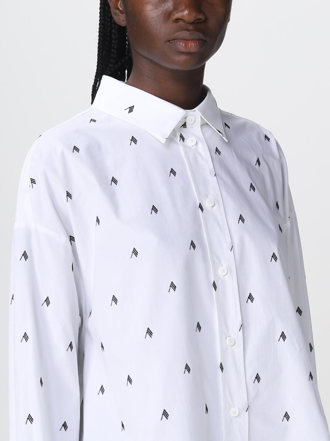 THE ATTICO CAMISA: Falda mujer The Attico, Blanco - Img 5