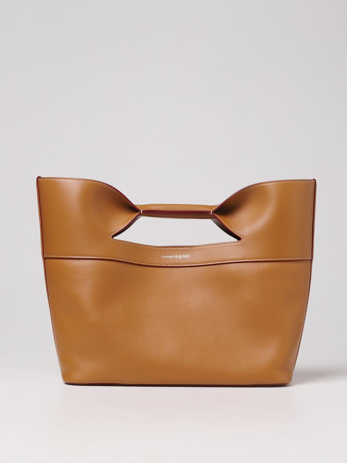 MCQUEEN HANDTASCHE: Handtasche damen McQueen, Beige - Img 1