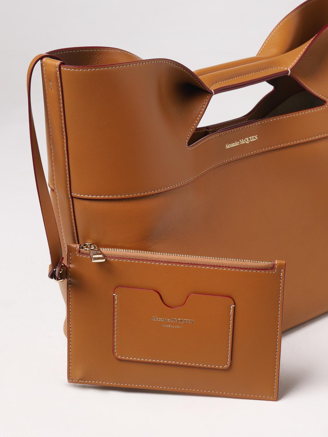 MCQUEEN HANDTASCHE: Handtasche damen McQueen, Beige - Img 3