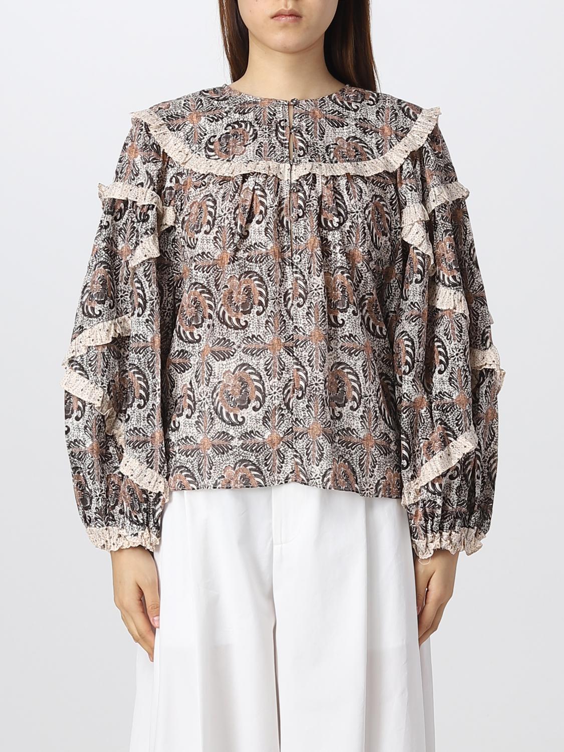 ULLA JOHNSON TOP: Blusa Ulla Johnson in misto cotone, Giallo - Img 1