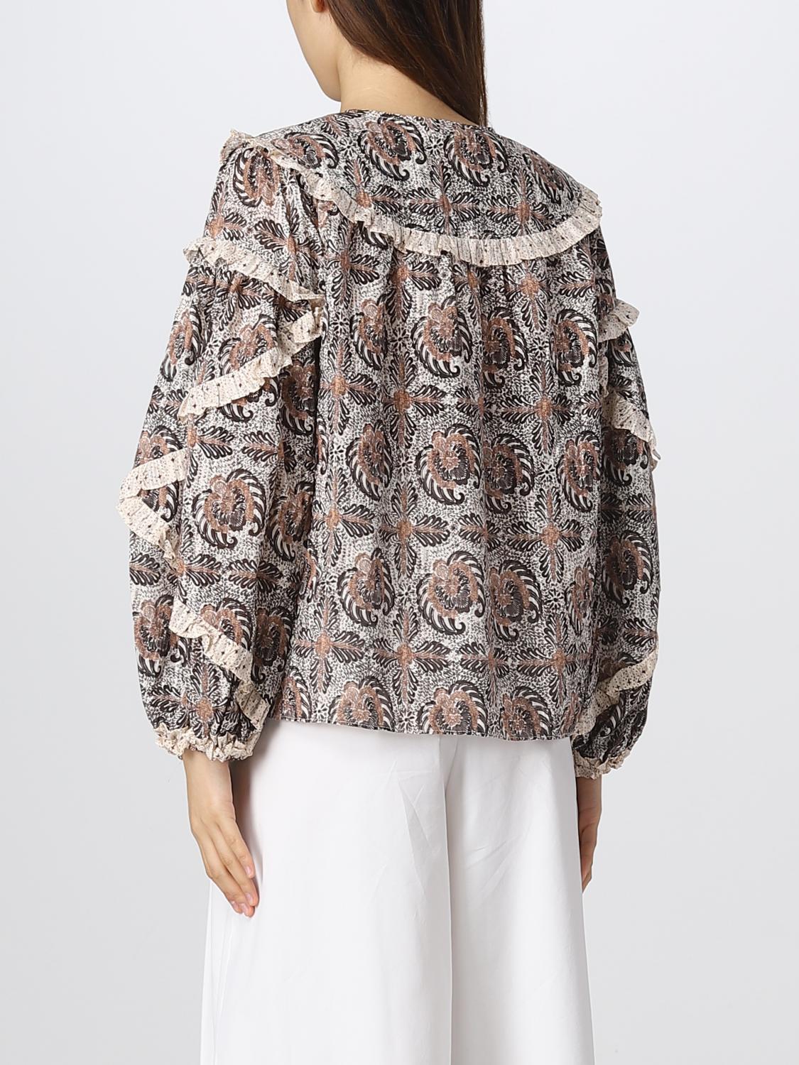ULLA JOHNSON TOP: Blusa Ulla Johnson in misto cotone, Giallo - Img 3