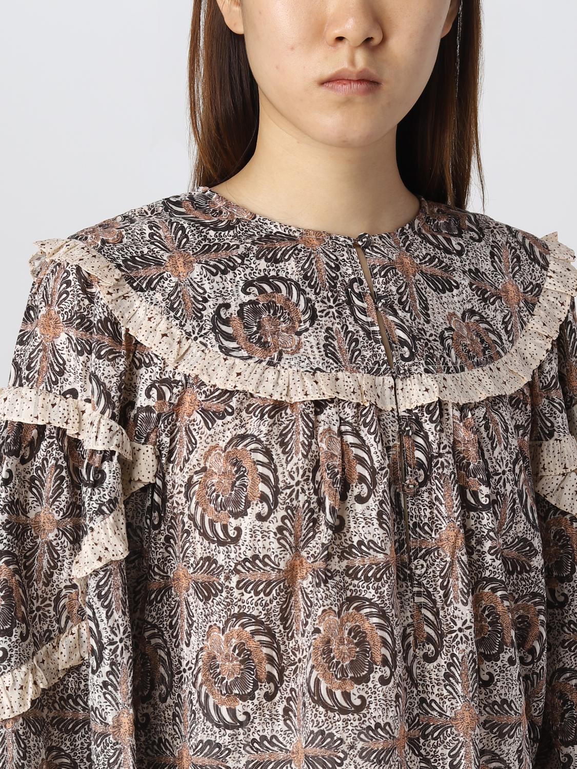 ULLA JOHNSON TOP: Blusa Ulla Johnson in misto cotone, Giallo - Img 5