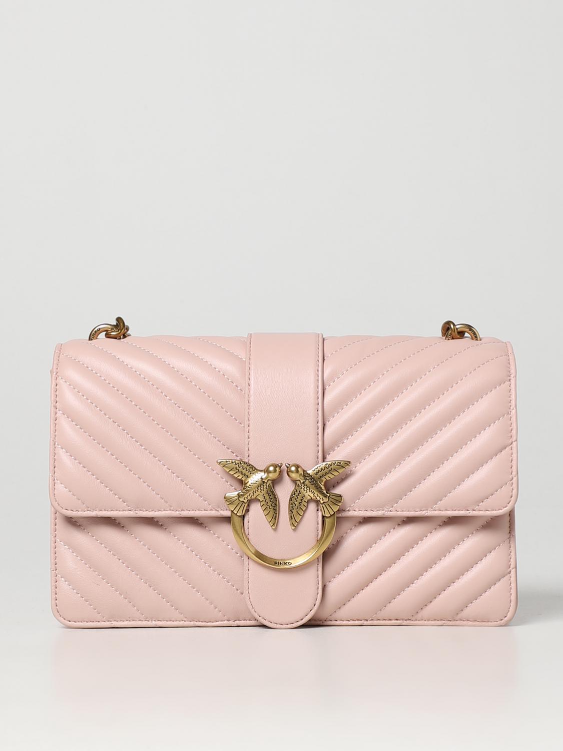 PINKO BOLSO DE HOMBRO: Bandolera mujer Pinko, Rosa Pálido - Img 1