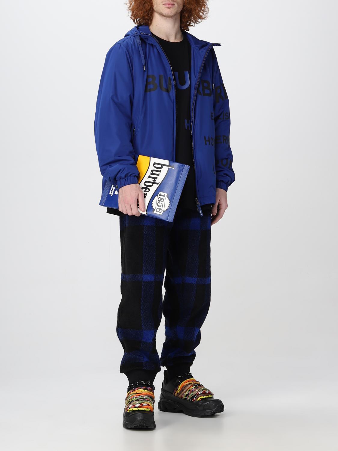 Burberry Coat men - Royal Blue | 8058420 | GIGLIO.COM