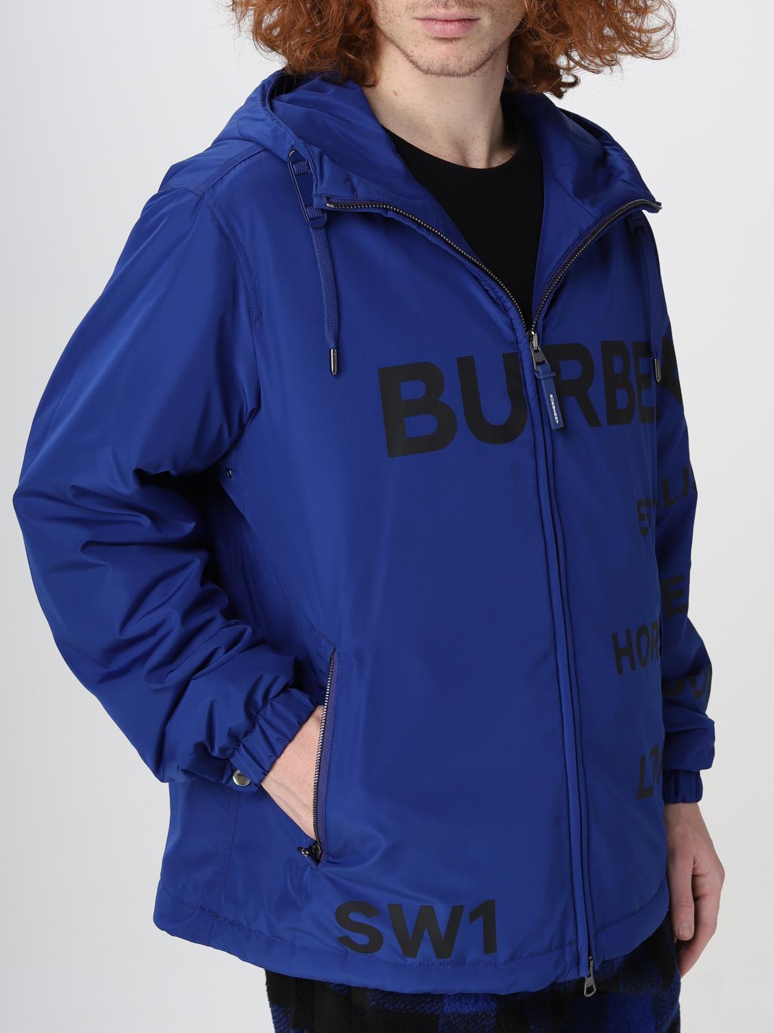 Burberry Coat men - Royal Blue | 8058420 | GIGLIO.COM