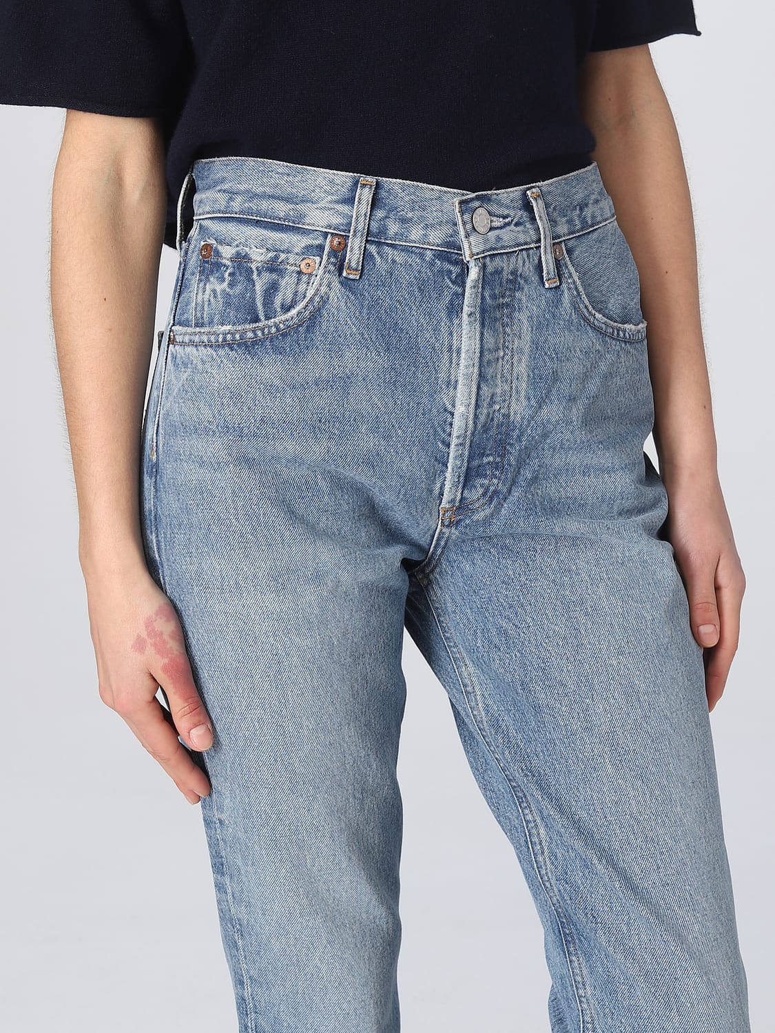 Agolde Jeans woman - Denim | A0561371 | GIGLIO.COM