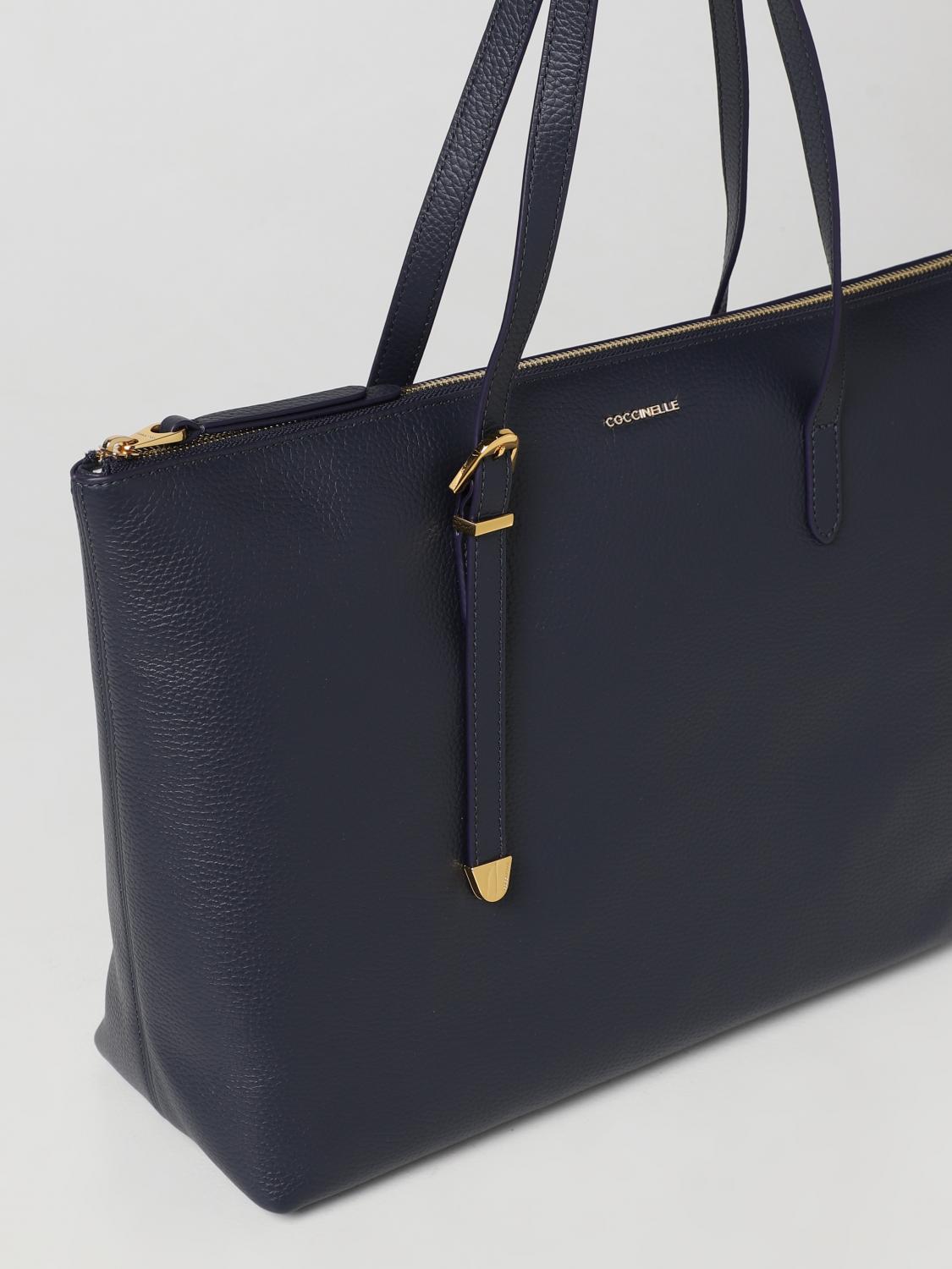 COCCINELLE BOLSO TOTE: Bolso tote mujer Coccinelle, Azul Oscuro - Img 3