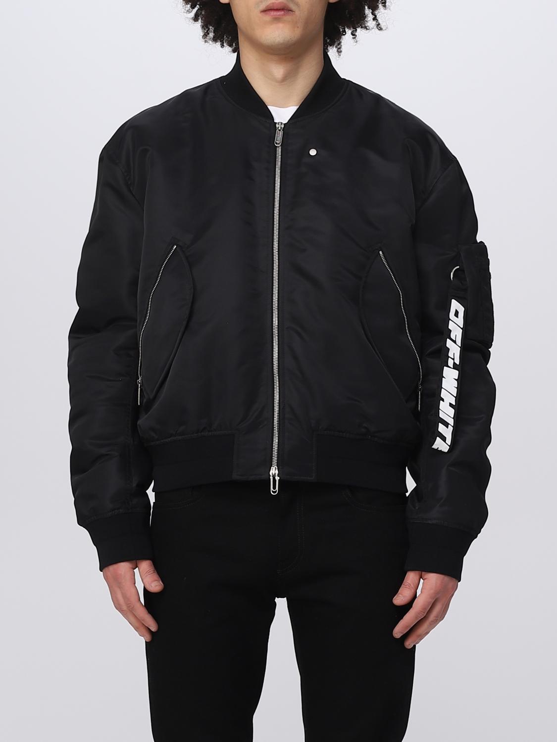 OFF-WHITE: jacket in nylon - Black | Off-White jacket