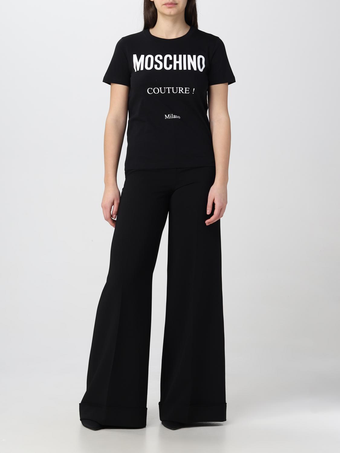MOSCHINO COUTURE: Pants woman - Black | Moschino Couture