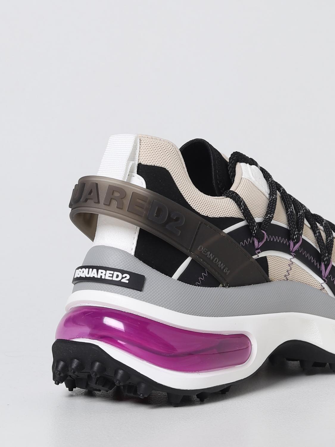 DSQUARED2 SNEAKERS: Sneakers Bubble Dsquared2 in mesh, Nero - Img 3