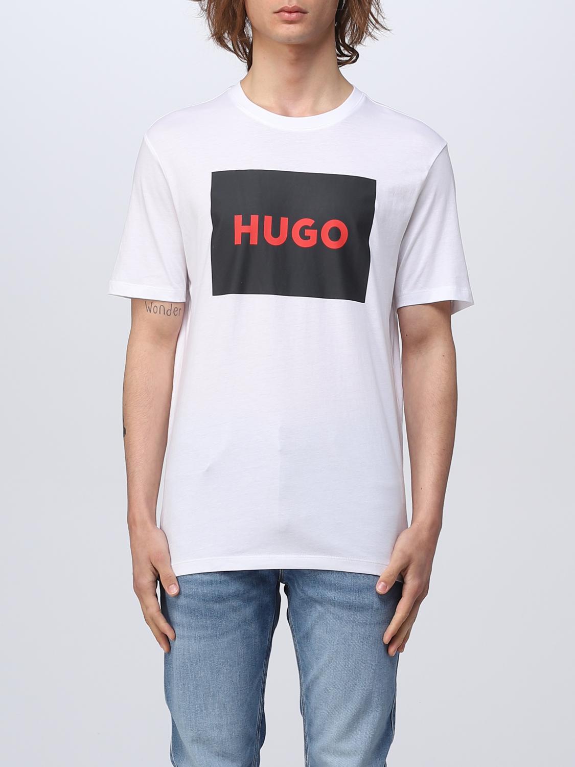 HUGO T-SHIRT: T-shirt men Hugo, White - Img 1