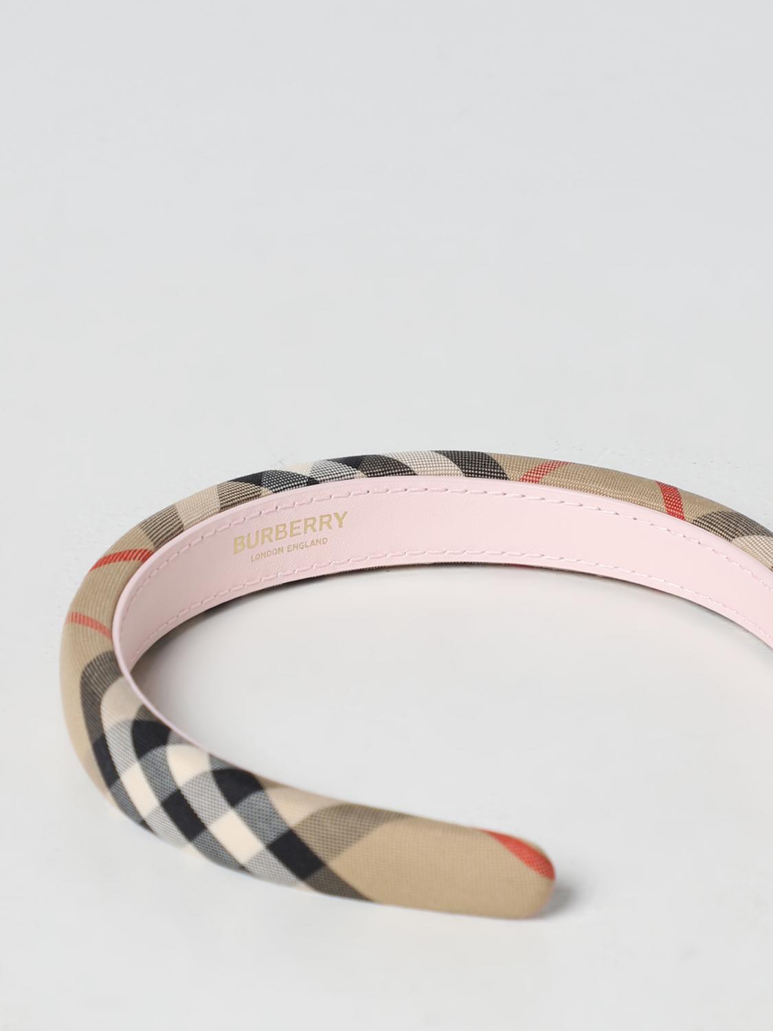 Burberry headband in cotton with Vintage Check pattern - Beige