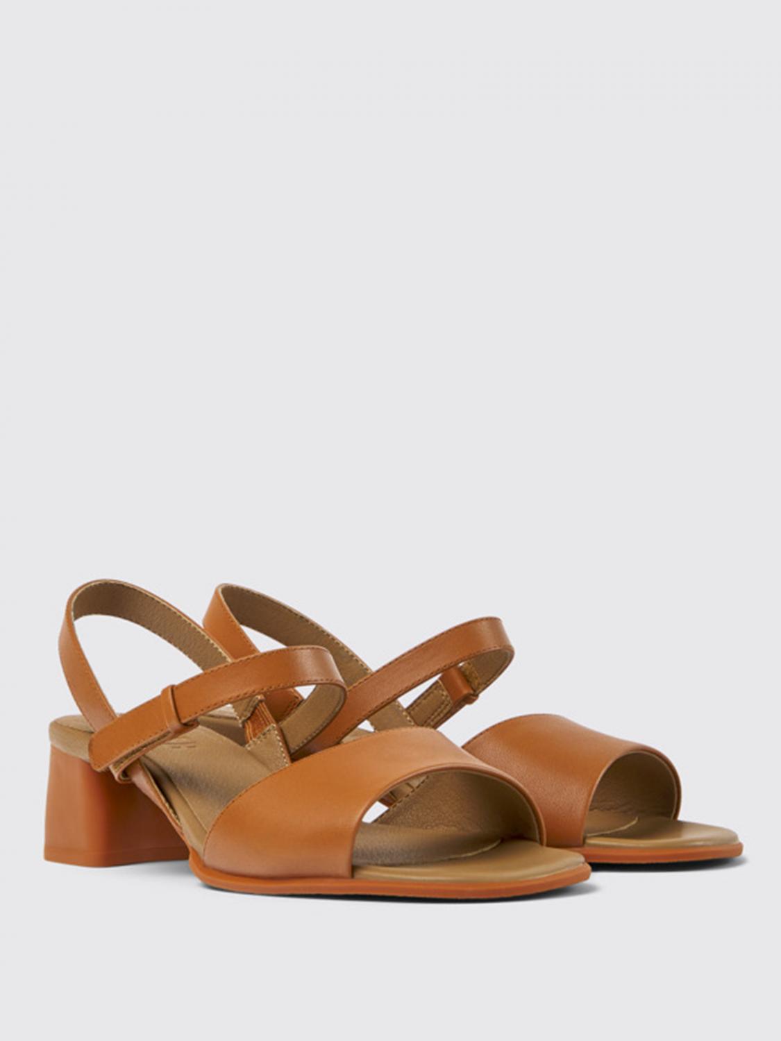 CAMPER SANDALEN MIT ABSATZ: Flache sandalen damen Camper, Braun - Img 2