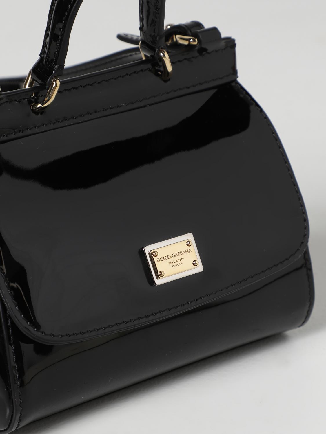 DOLCE & GABBANA BAG: Sicily Patent Leather Bag Dolce & Gabbana, Black - Img 3