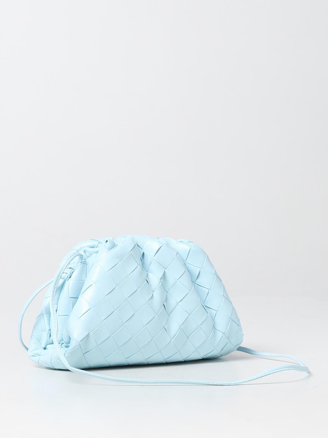 BOTTEGA VENETA POCHETTE: Mini sac à main femme Bottega Veneta, Bleu - Img 2