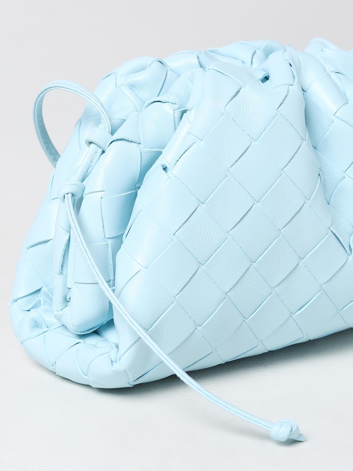 BOTTEGA VENETA POCHETTE: Mini sac à main femme Bottega Veneta, Bleu - Img 3