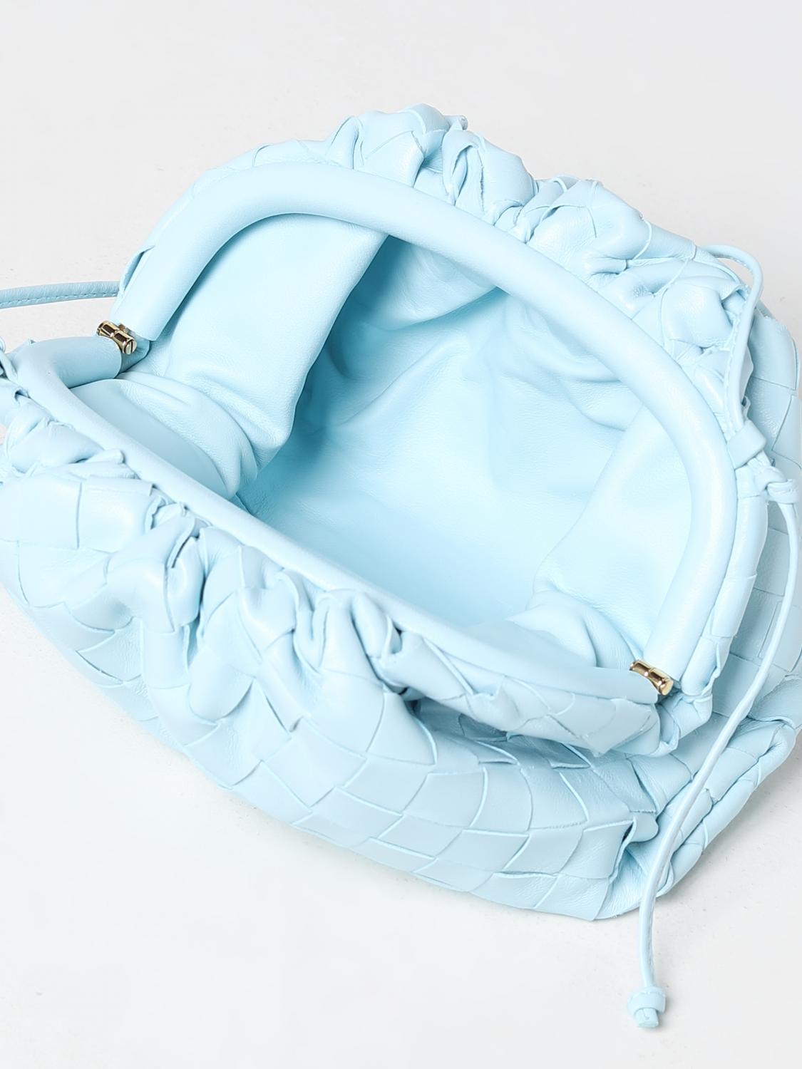 BOTTEGA VENETA POCHETTE: Mini sac à main femme Bottega Veneta, Bleu - Img 4