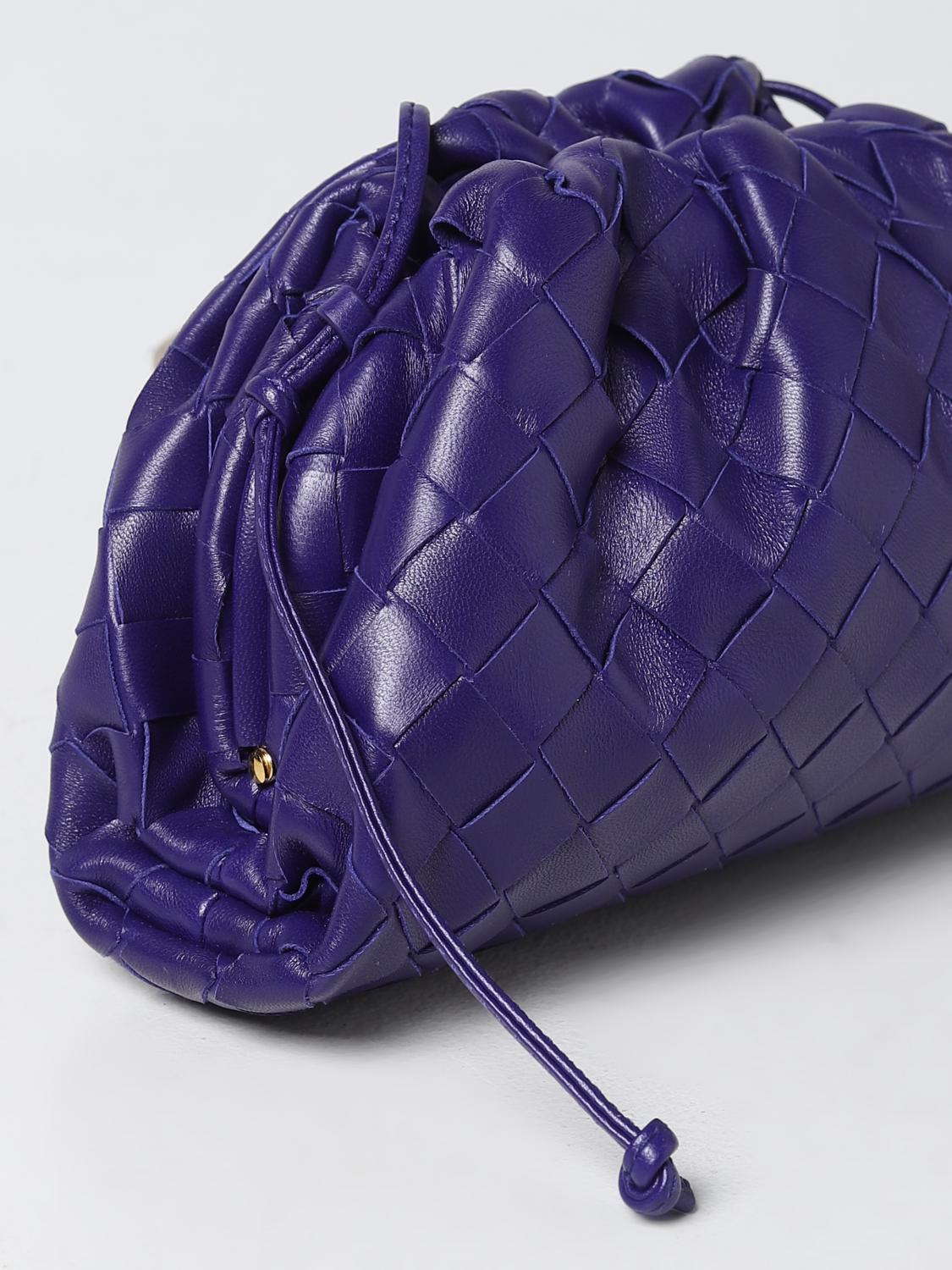 BOTTEGA VENETA CLUTCH: Mini bolso mujer Bottega Veneta, Violeta - Img 3