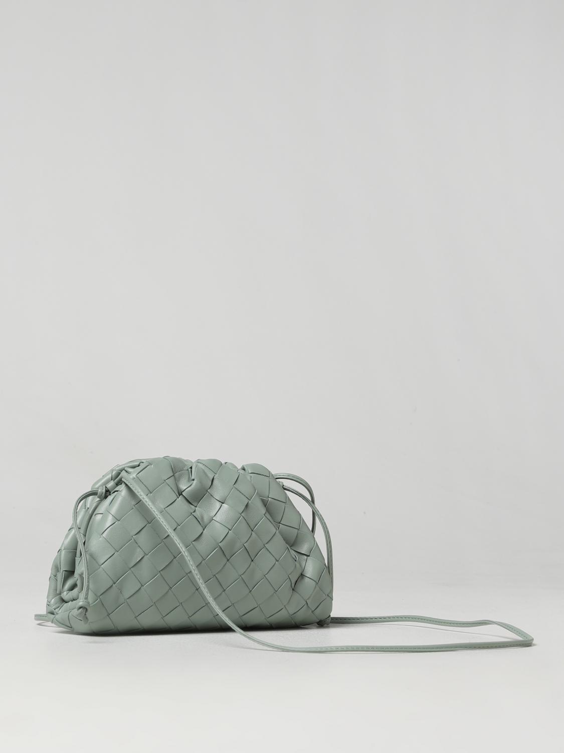 BOTTEGA VENETA POCHETTE: Mini sac à main femme Bottega Veneta, Vert Sauge - Img 3