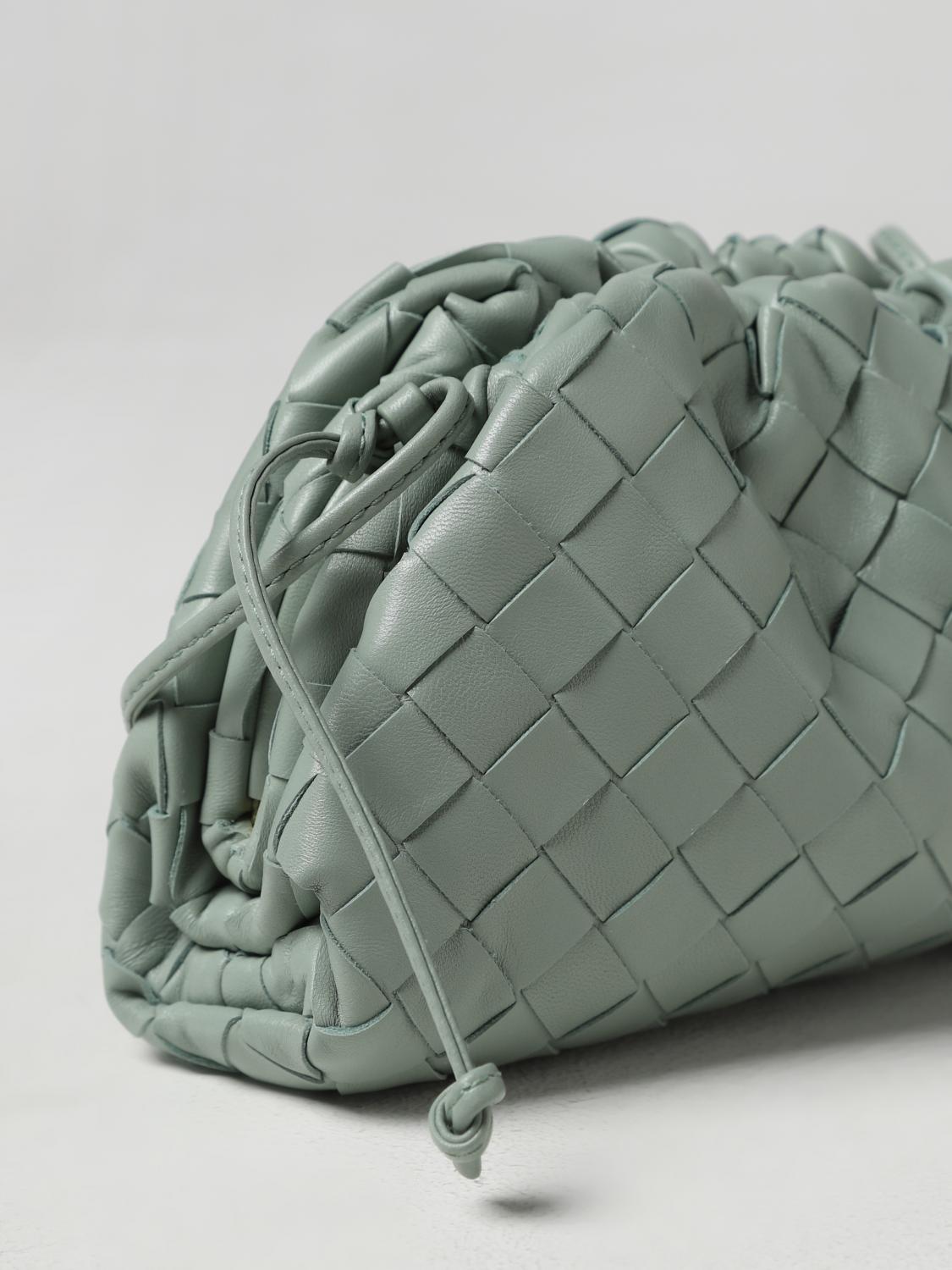 BOTTEGA VENETA POCHETTE: Mini sac à main femme Bottega Veneta, Vert Sauge - Img 4