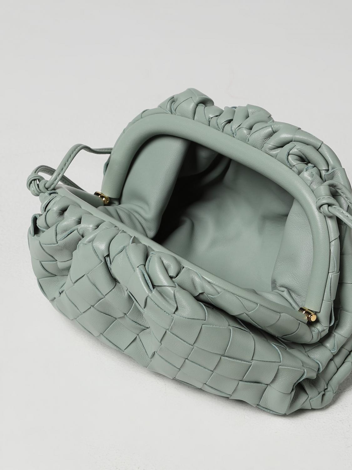 BOTTEGA VENETA POCHETTE: Mini sac à main femme Bottega Veneta, Vert Sauge - Img 5