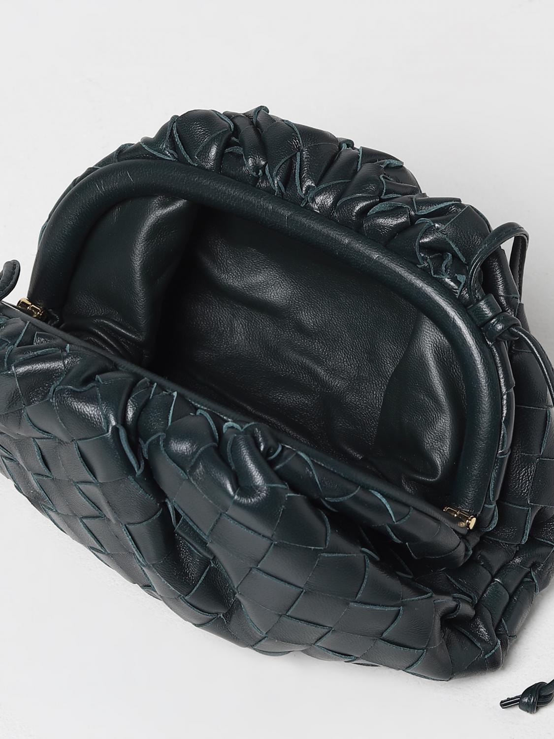 BOTTEGA VENETA CLUTCH: Mini bolso mujer Bottega Veneta, Verde Bosque - Img 4