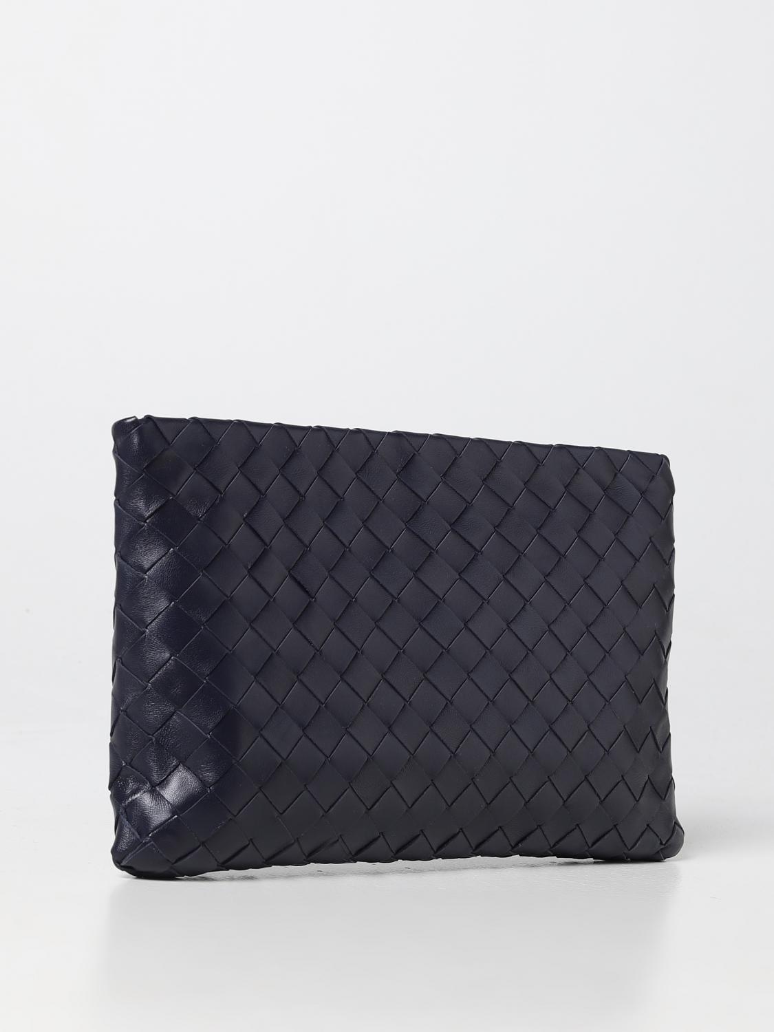 BOTTEGA VENETA CLUTCH: Pouch Bottega Veneta in nappa intrecciata, Oro - Img 2
