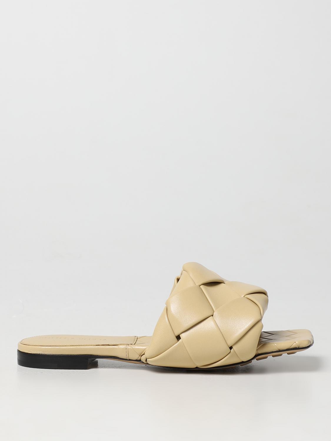 BOTTEGA VENETA FLACHE SANDALEN: Schuhe damen Bottega Veneta, Braun - Img 1