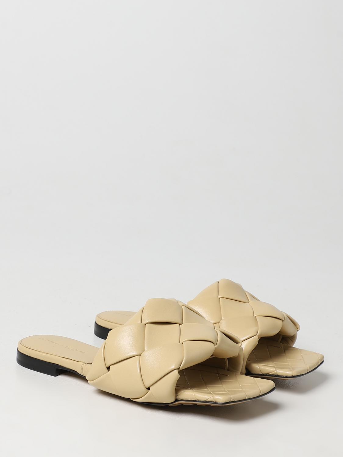 BOTTEGA VENETA FLACHE SANDALEN: Schuhe damen Bottega Veneta, Braun - Img 2
