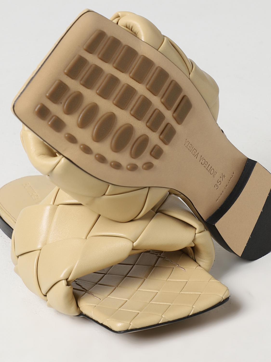 BOTTEGA VENETA FLACHE SANDALEN: Schuhe damen Bottega Veneta, Braun - Img 4