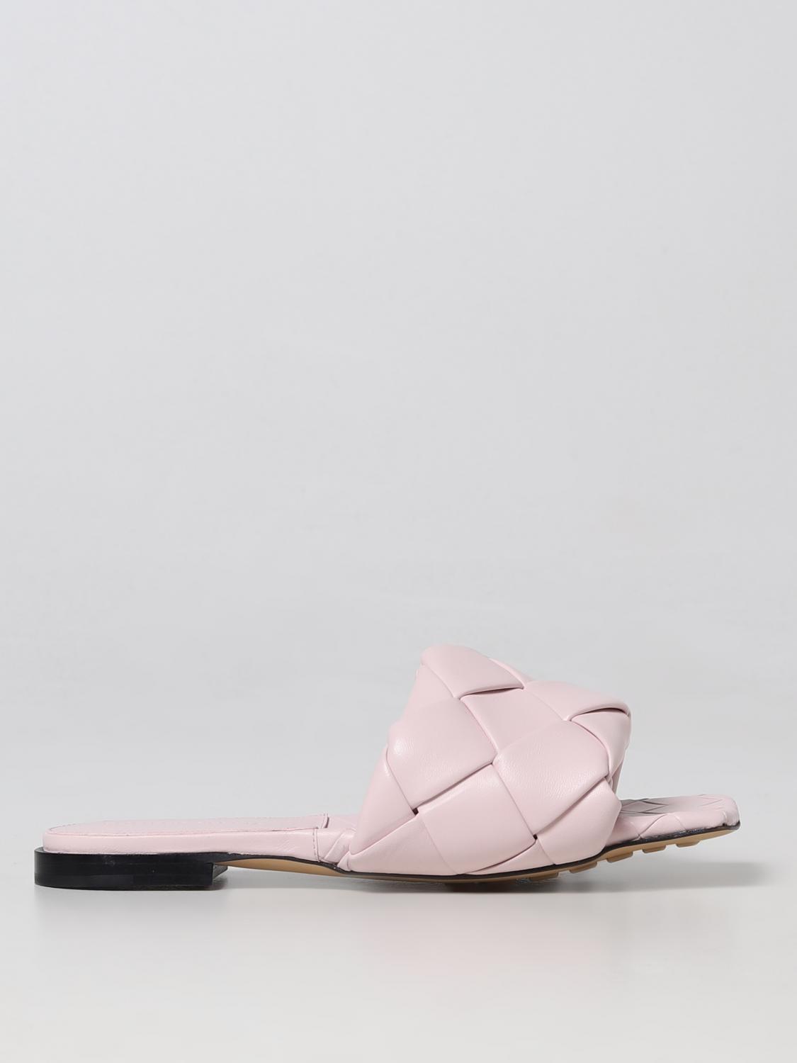 BOTTEGA VENETA FLACHE SANDALEN: Schuhe damen Bottega Veneta, Camel - Img 1